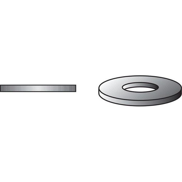 Hillman Hillman 0830552 No. 6 Flat Stainless Steel Washer 59580 - main